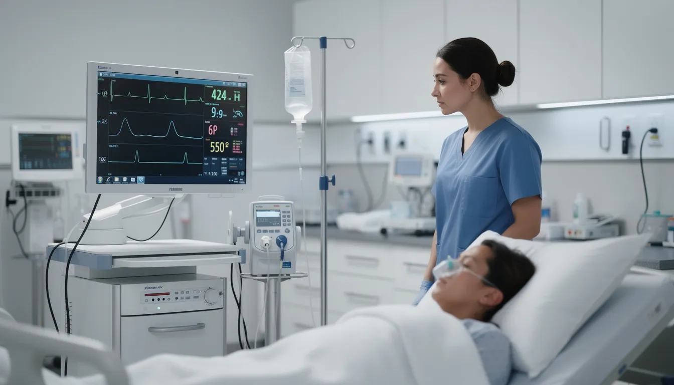 A medical professional is closely monitoring a patient's vital signs, ensuring their safety during the detoxification process from substance abuse. This supportive environment is crucial for managing withdrawal symptoms and maintaining overall well-being as the body begins to eliminate toxins.